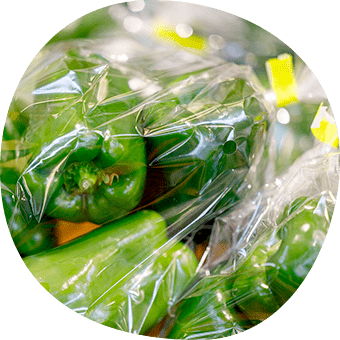 野菜の仕分け・袋詰め